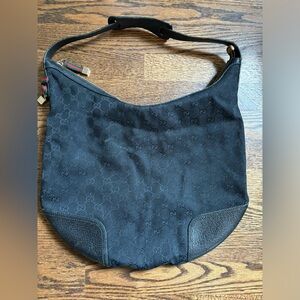 Gucci black hobo bag